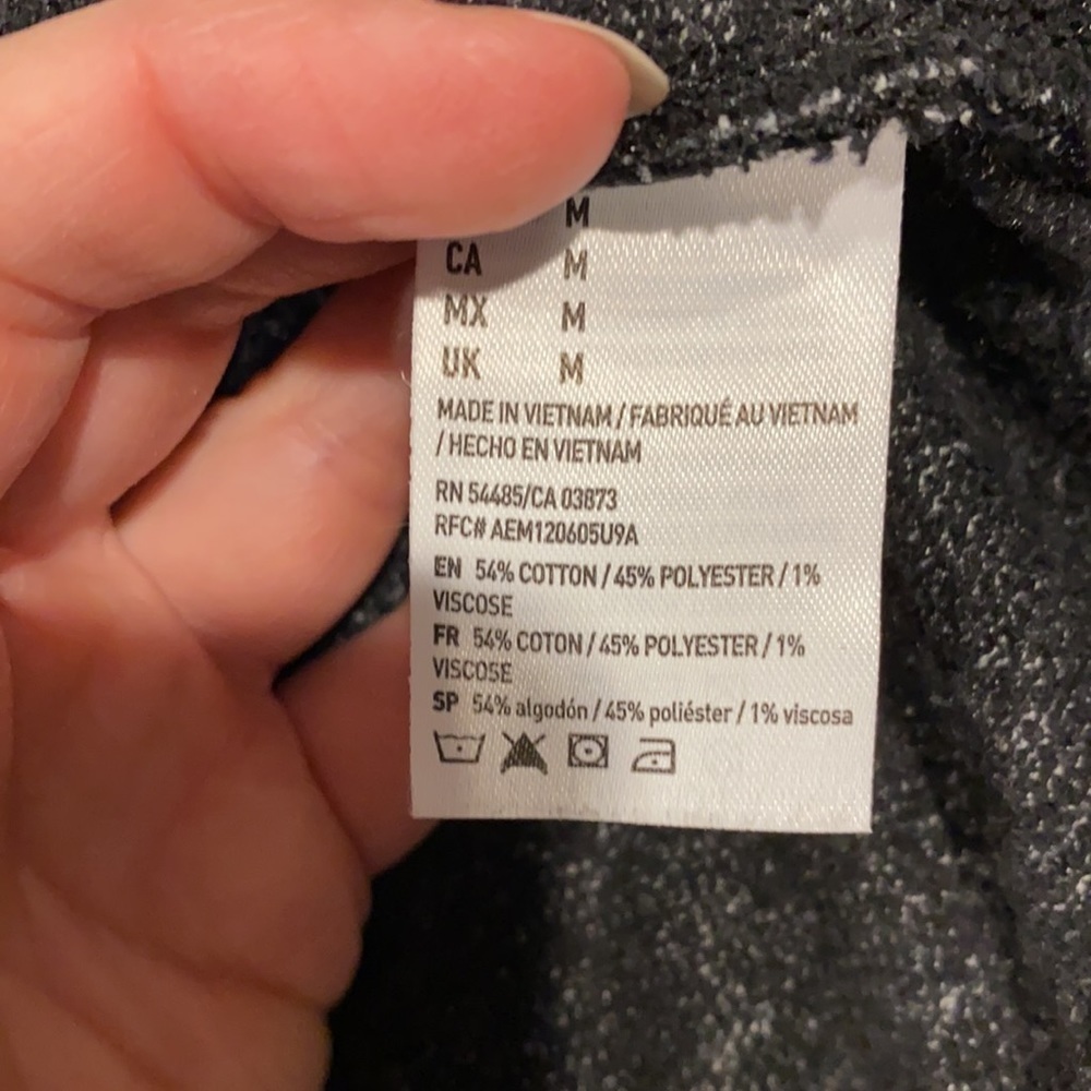 American Eagle Bomber Style Full Zip Sweatshirt - Picture 11 of 11